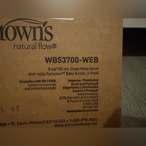 Dr. Brown's Natural Flow Baby Bottle 3-Pack - Brown